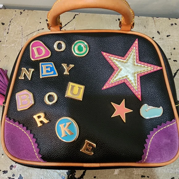 Dooney & Bourke Y2K #7 Hearts and Charms Handbag Purse - Picture 2 of 10